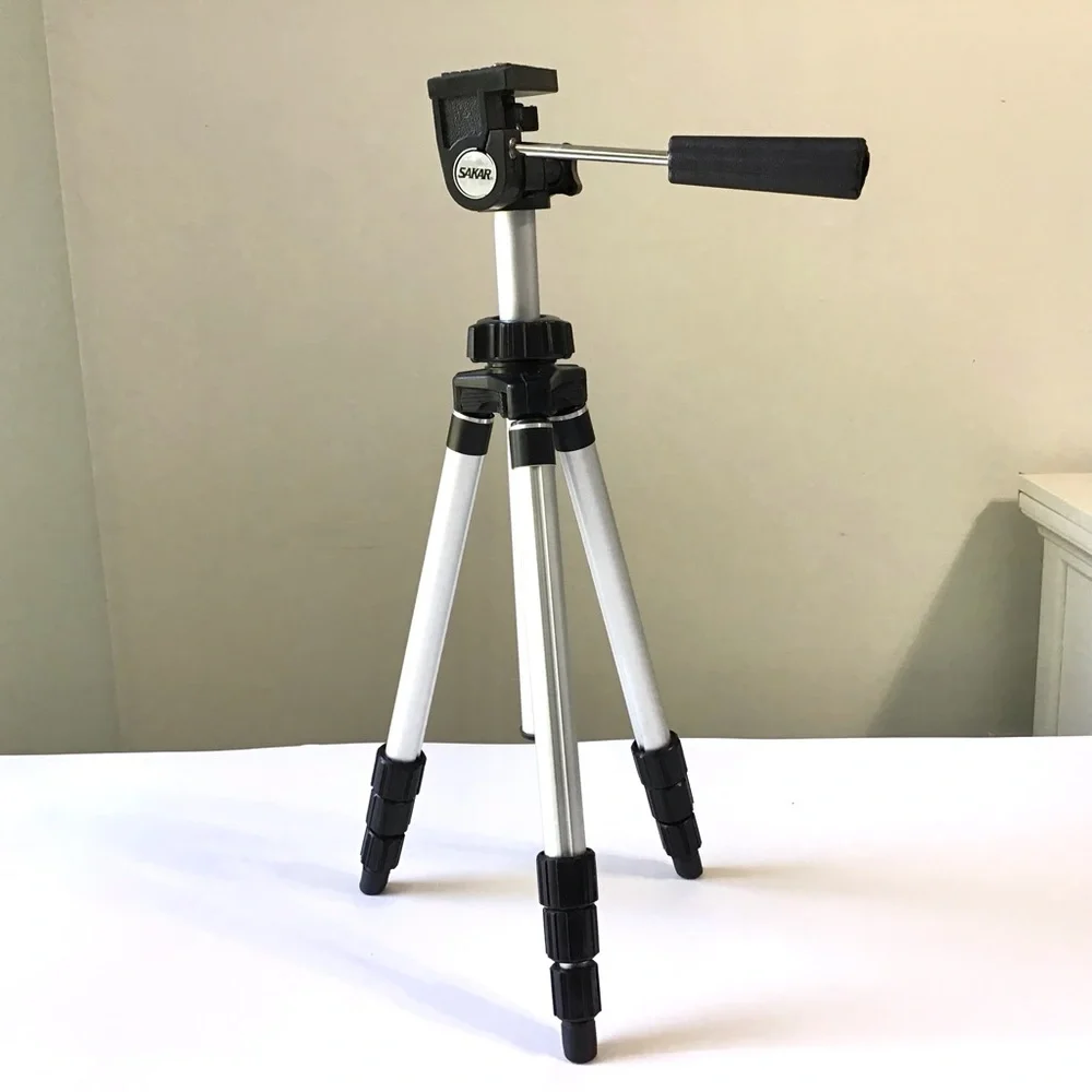 Sakar Tripod Adjustable Height Extends 16” to 44” Photo & Video